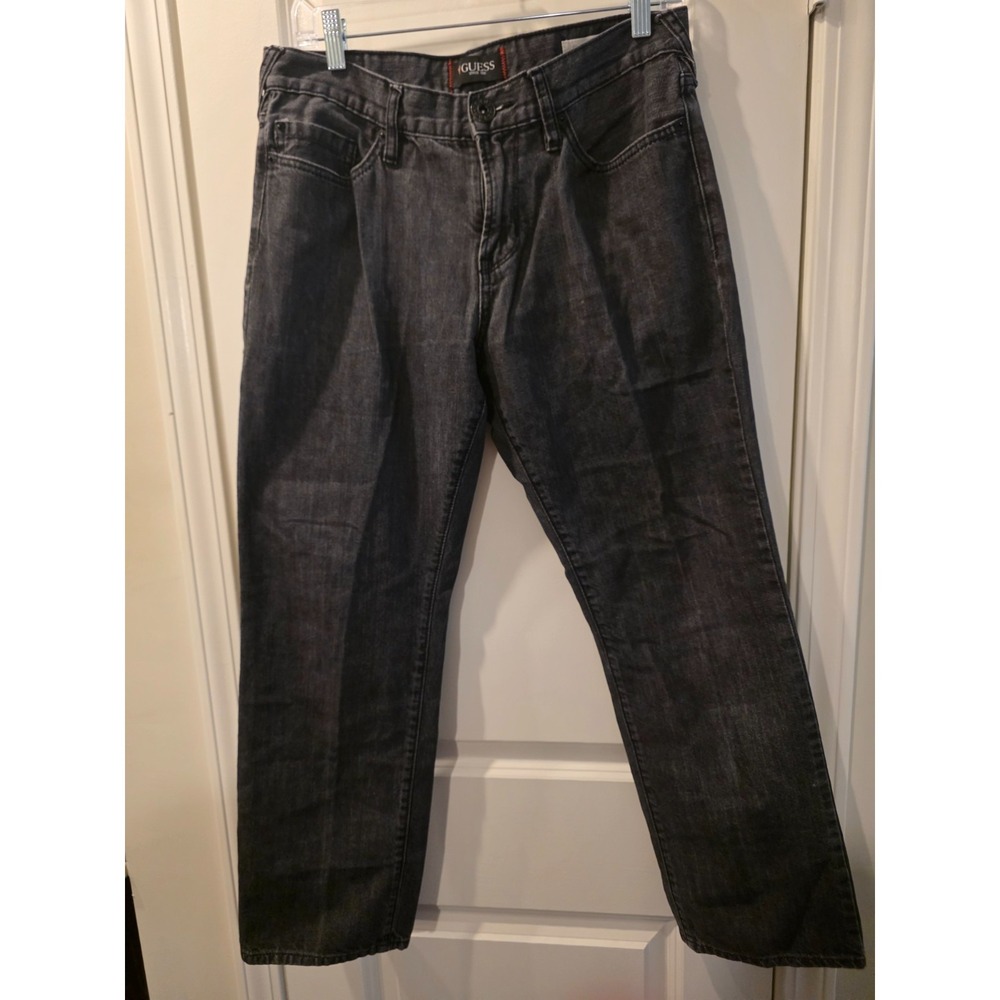 Guess Women's Slim Fit Black Jeans SZ 32 X 30‎